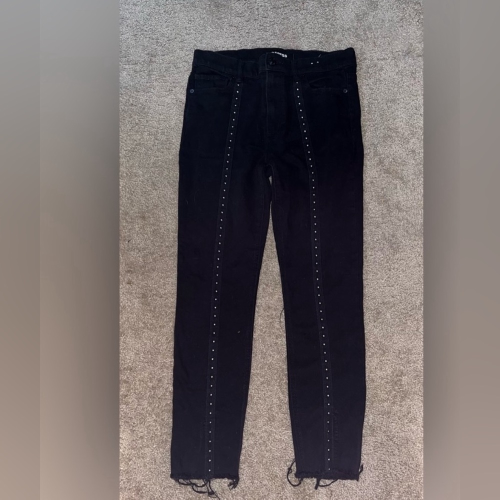 Black express jeggings